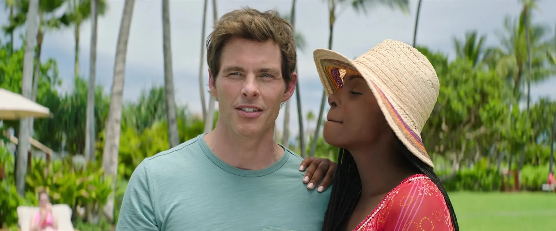 James Marsden and Tika Sumpter in Sonic the Hedgehog 2 (2022)