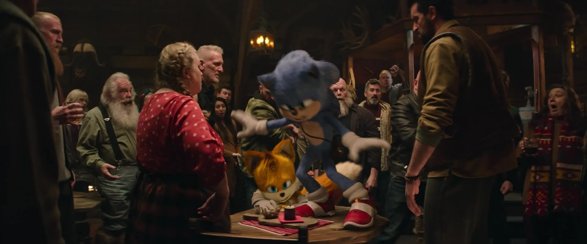 Colleen O'Shaughnessey and Ben Schwartz in Sonic the Hedgehog 2 (2022)