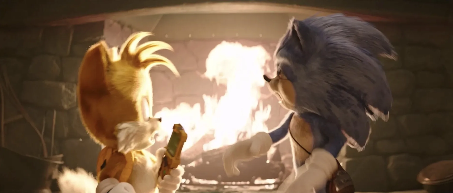 Colleen O'Shaughnessey and Ben Schwartz in Sonic the Hedgehog 2 (2022)