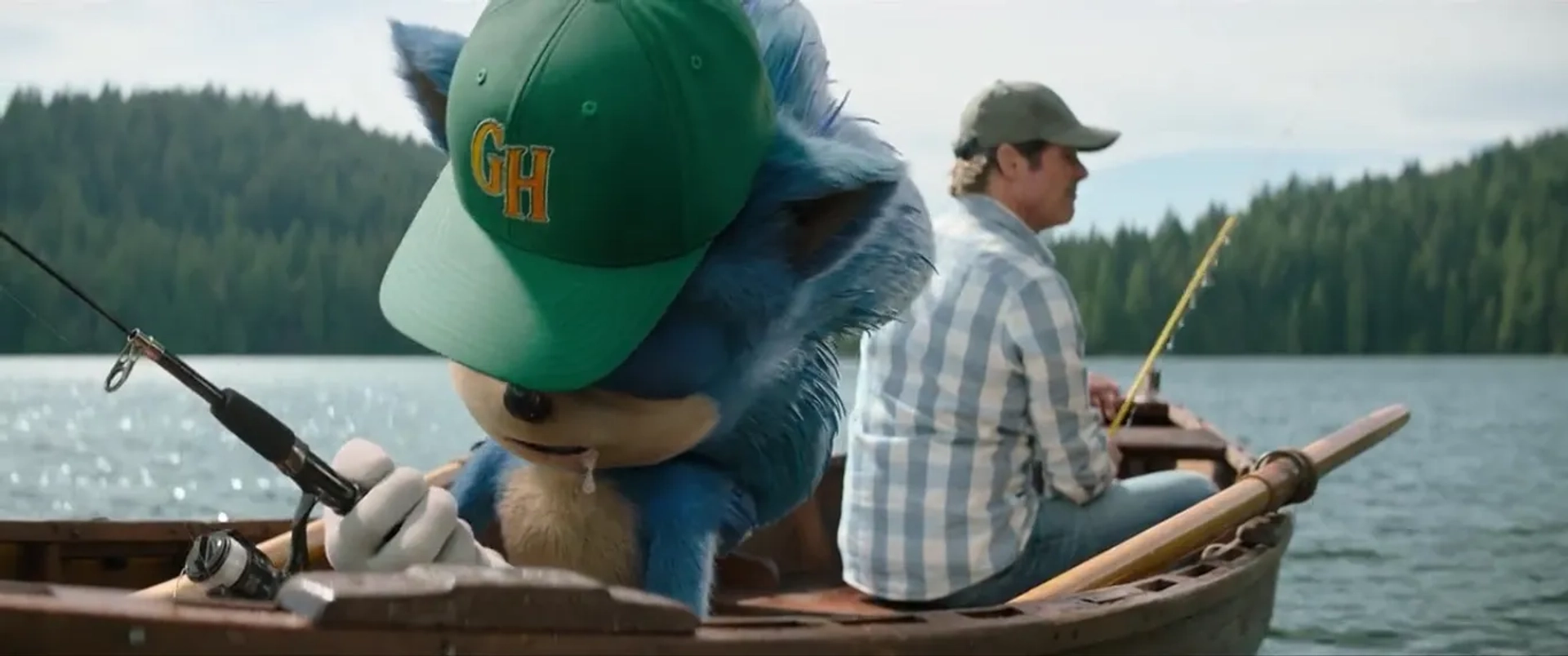 James Marsden and Ben Schwartz in Sonic the Hedgehog 2 (2022)