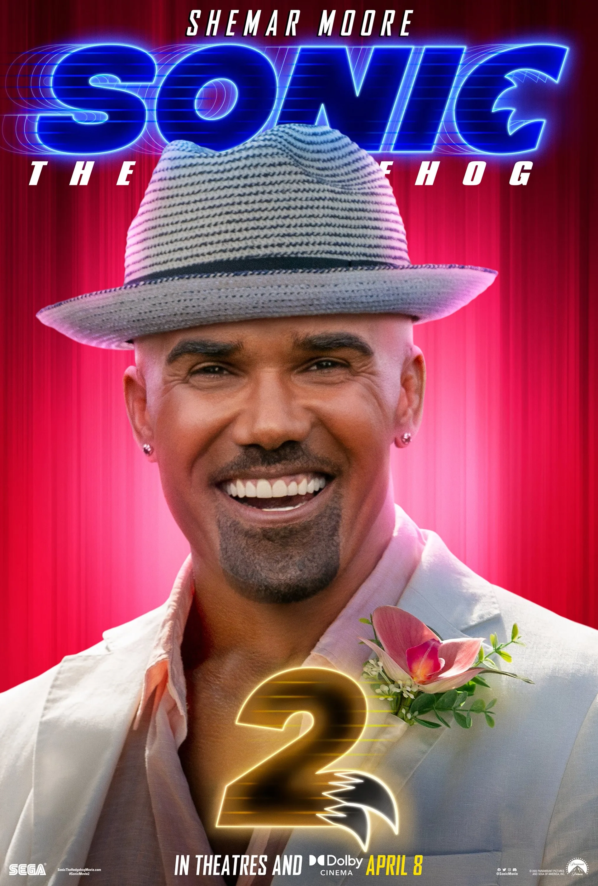 Shemar Moore in Sonic the Hedgehog 2 (2022)