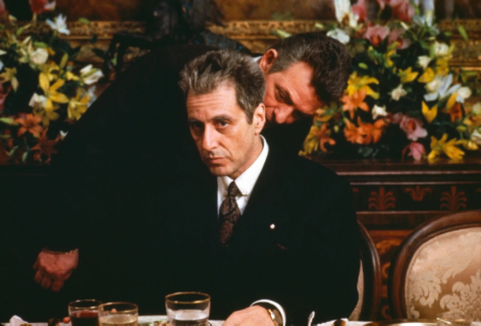 Al Pacino and Richard Bright in The Godfather Part III (1990)