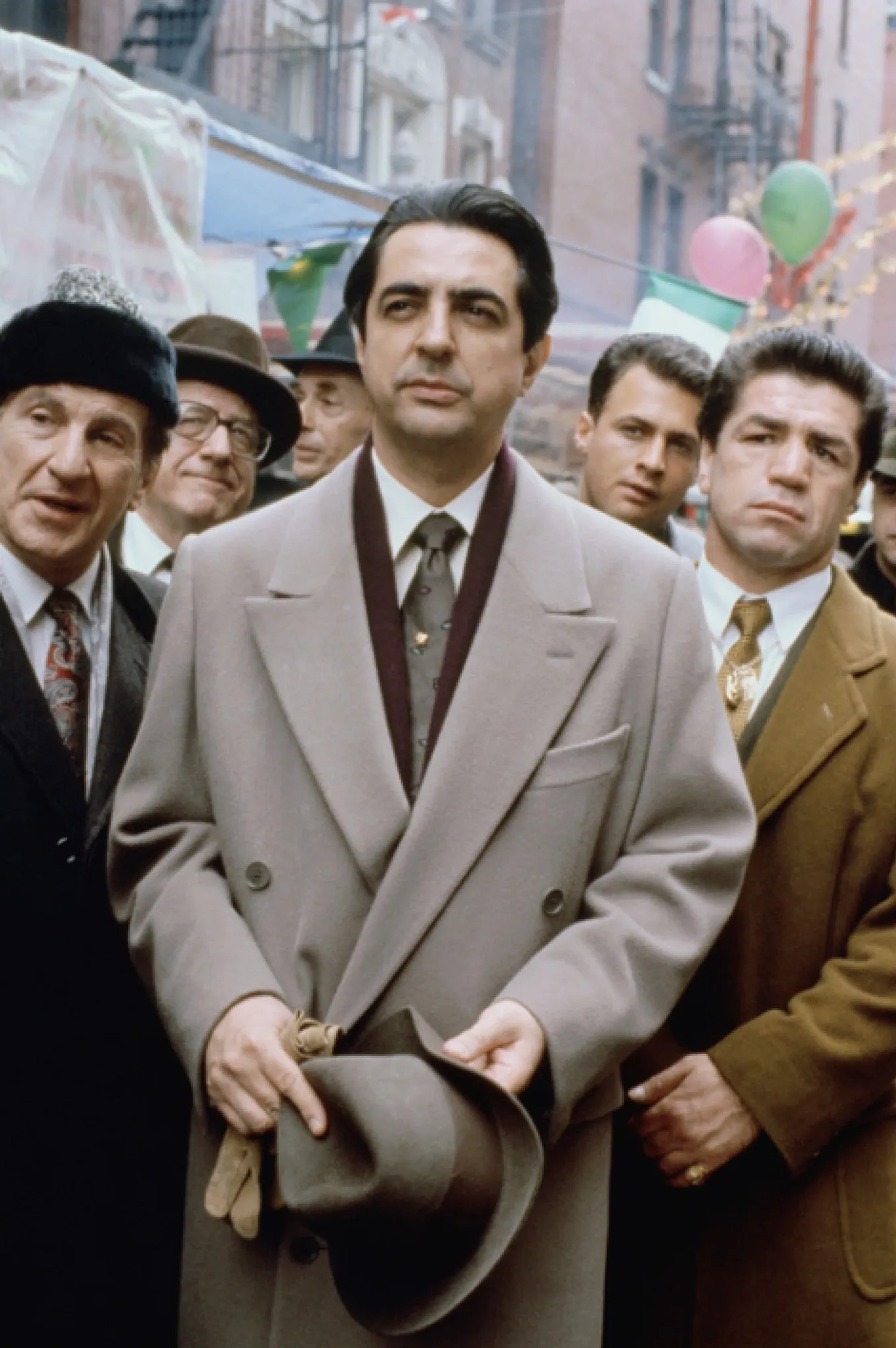 Joe Mantegna, Vito Antuofermo, Nicky Blair, and Richard Maldone in The Godfather Part III (1990)