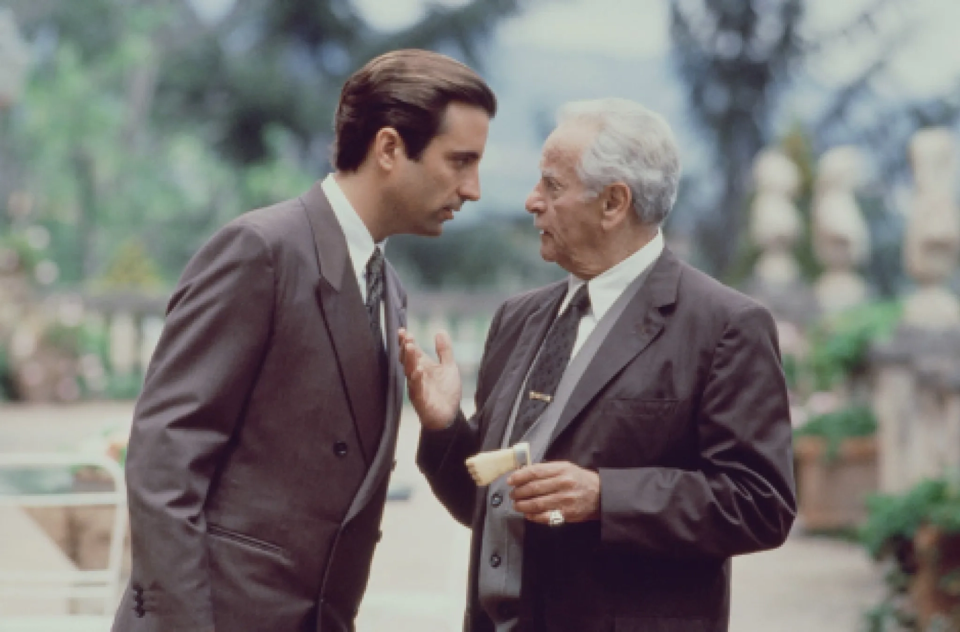 Andy Garcia and Eli Wallach in The Godfather Part III (1990)