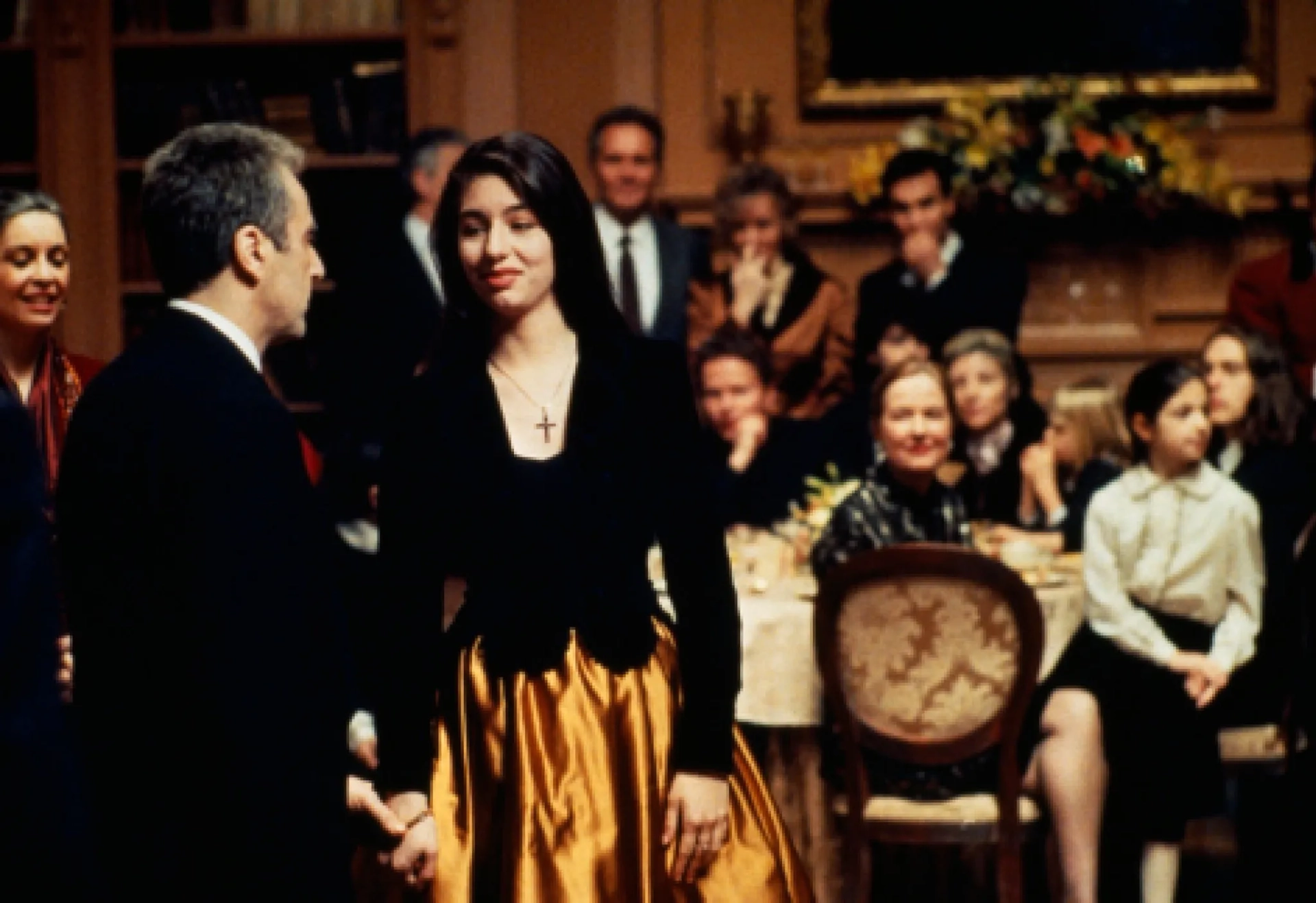 Al Pacino and Sofia Coppola in The Godfather Part III (1990)