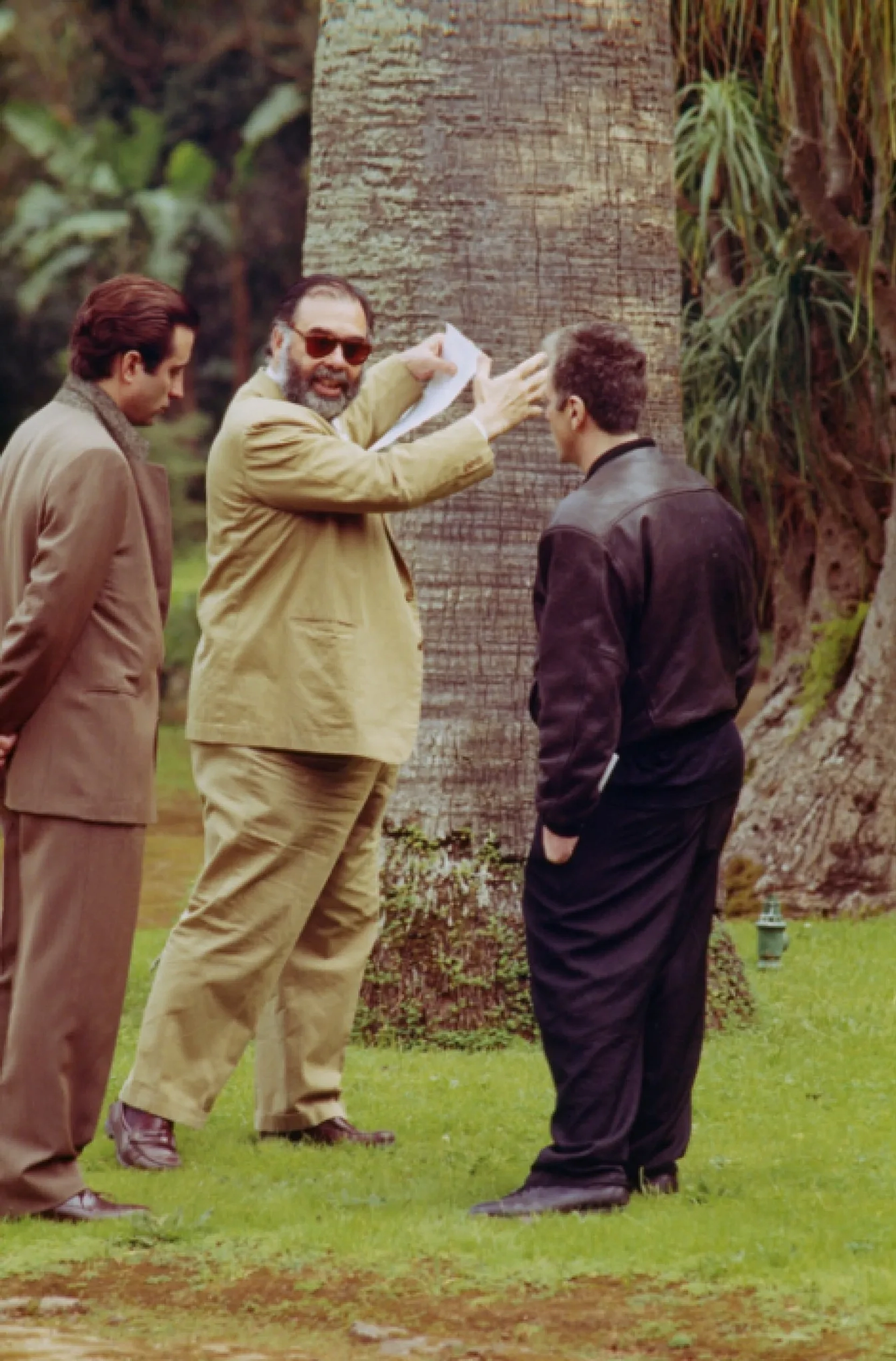 Al Pacino, Francis Ford Coppola, and Andy Garcia in The Godfather Part III (1990)