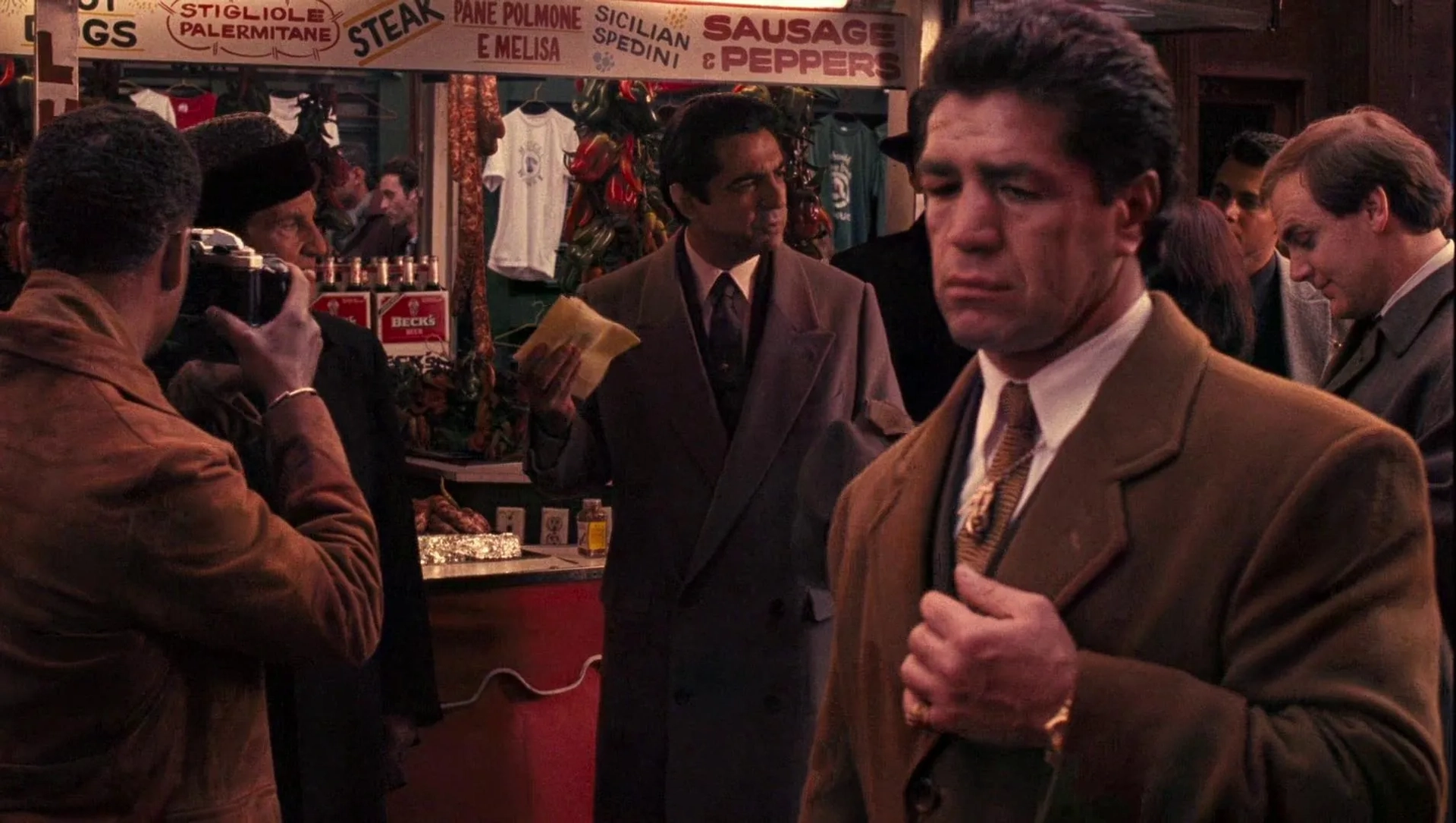 Joe Mantegna and Vito Antuofermo in The Godfather Part III (1990)