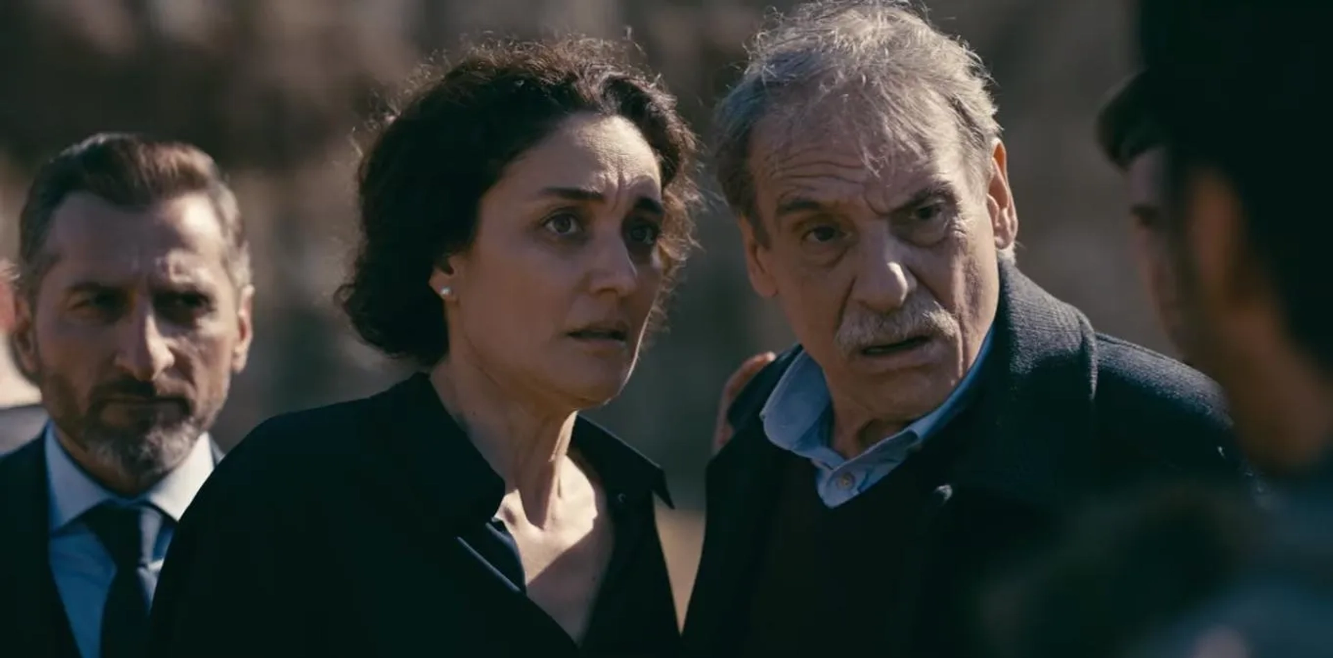 Civan Canova, Basak Köklükaya, and Tim Seyfi in The Gift (2019)