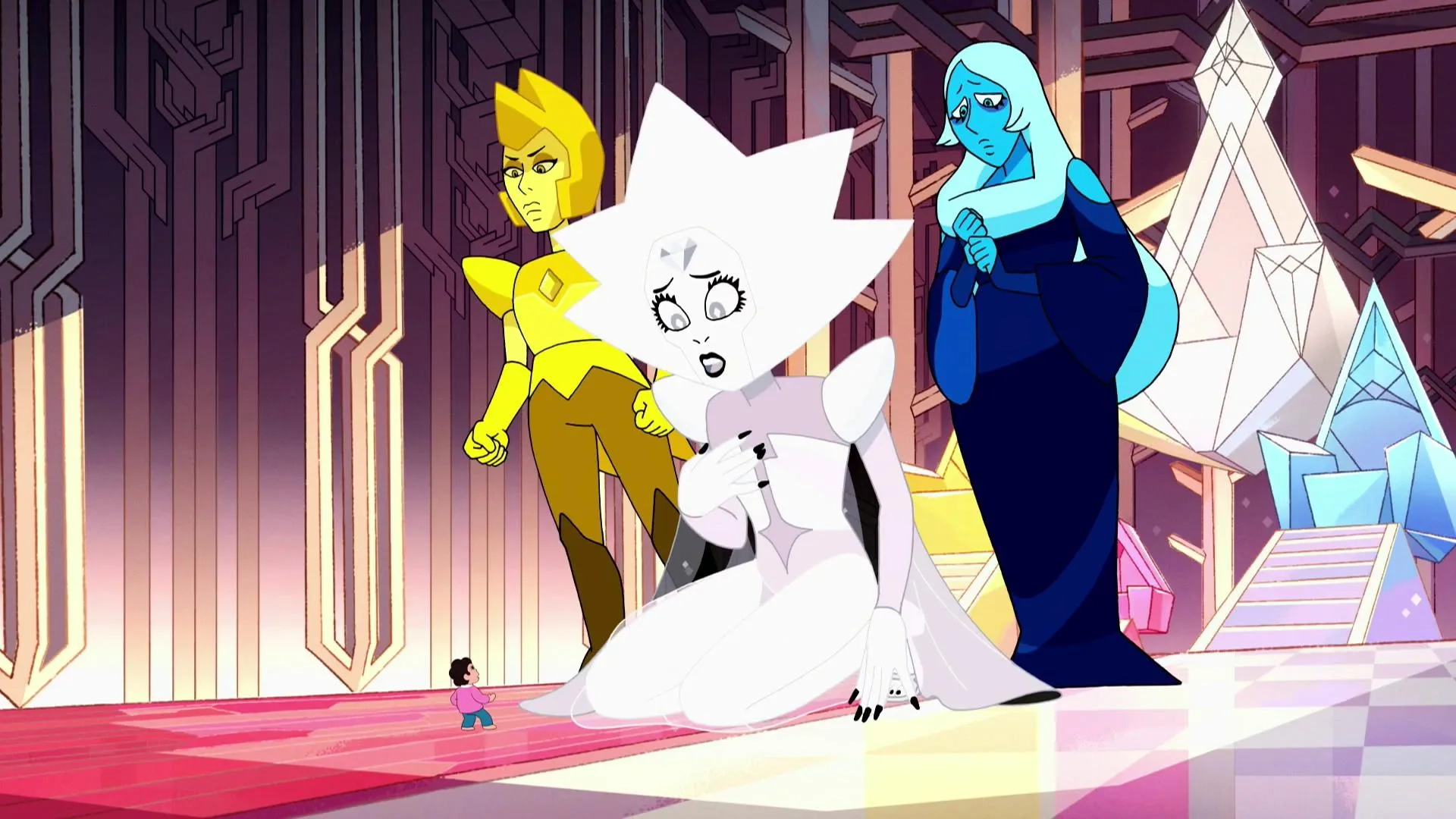 Christine Ebersole, Patti LuPone, Lisa Hannigan, and Zach Callison in Steven Universe: The Movie (2019)