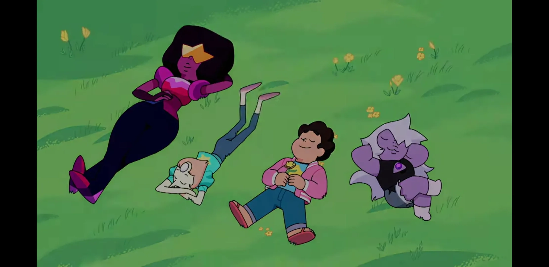 Deedee Magno, Estelle, Michaela Dietz, and Zach Callison in Steven Universe: The Movie (2019)