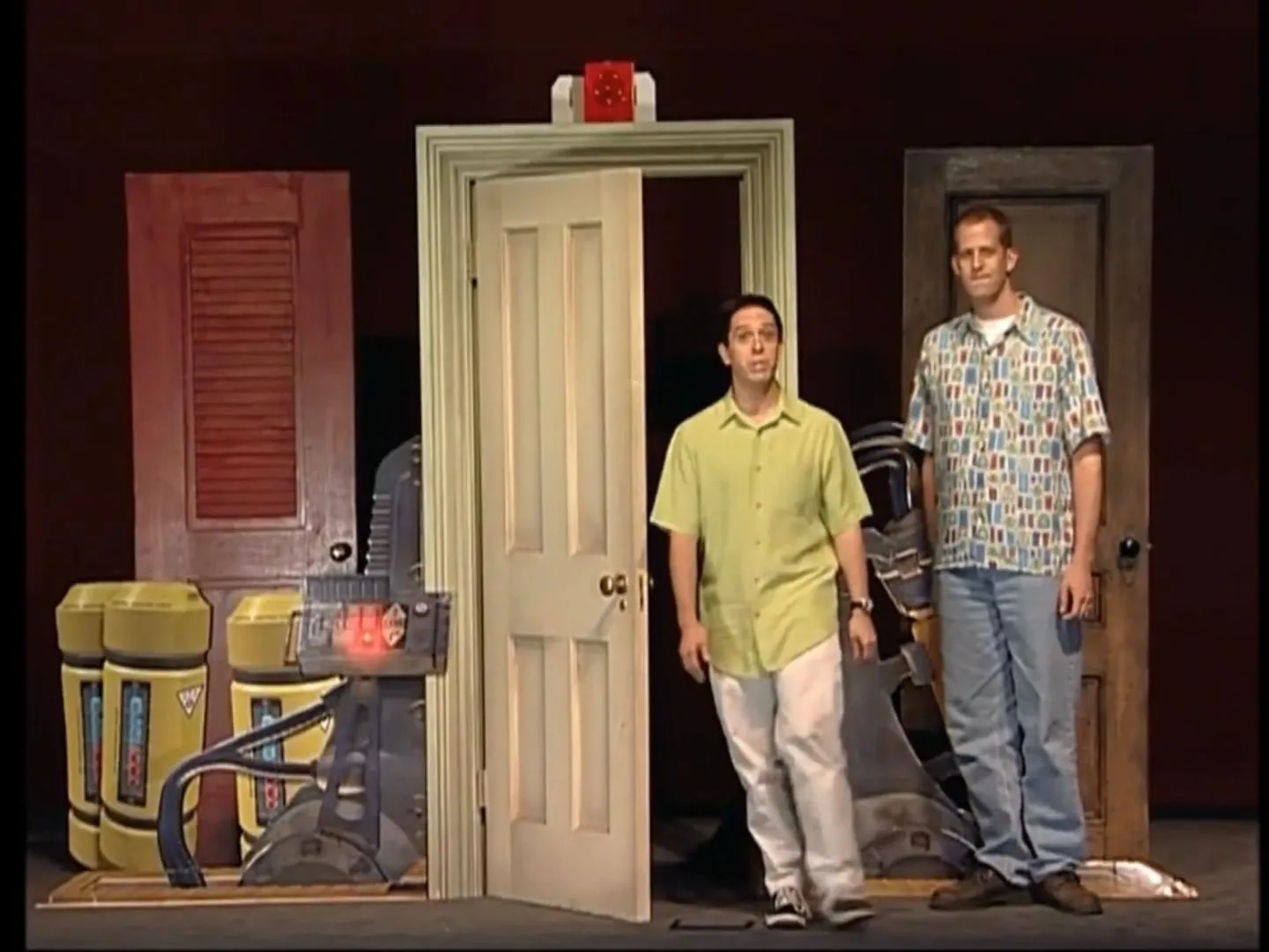 Pete Docter and Lee Unkrich in Monsters, Inc. (2001)