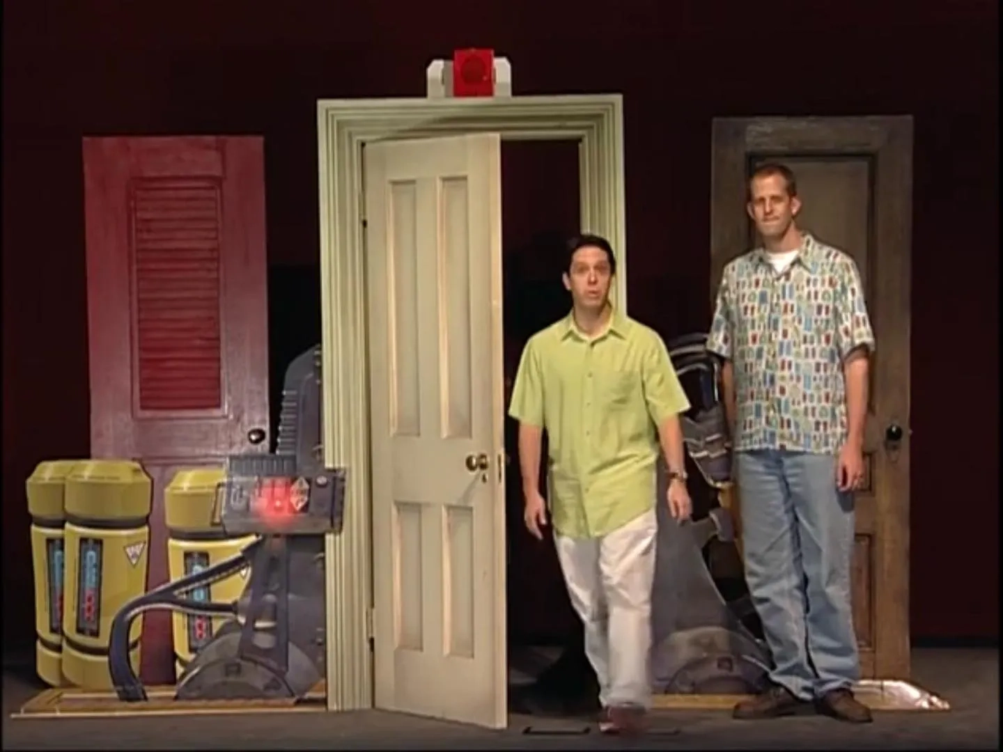 Pete Docter and Lee Unkrich in Monsters, Inc. (2001)