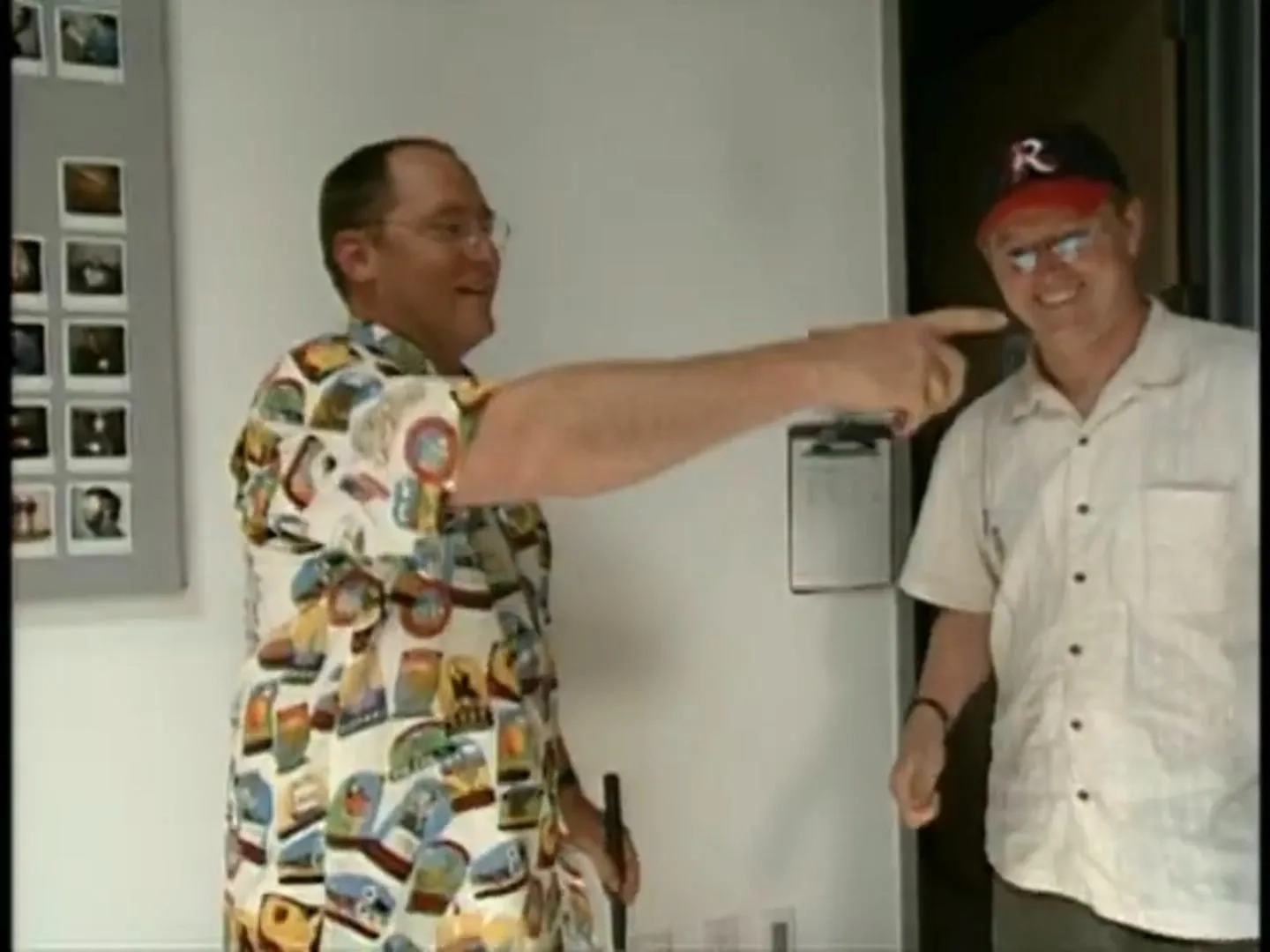 Andrew Stanton and John Lasseter in Monsters, Inc. (2001)