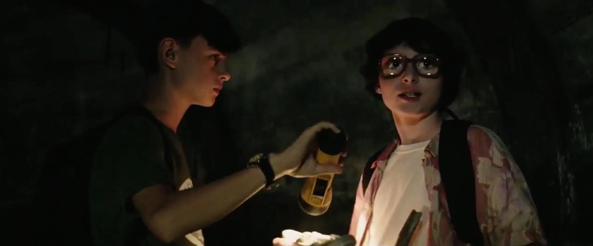 Jaeden Martell and Finn Wolfhard in It (2017)