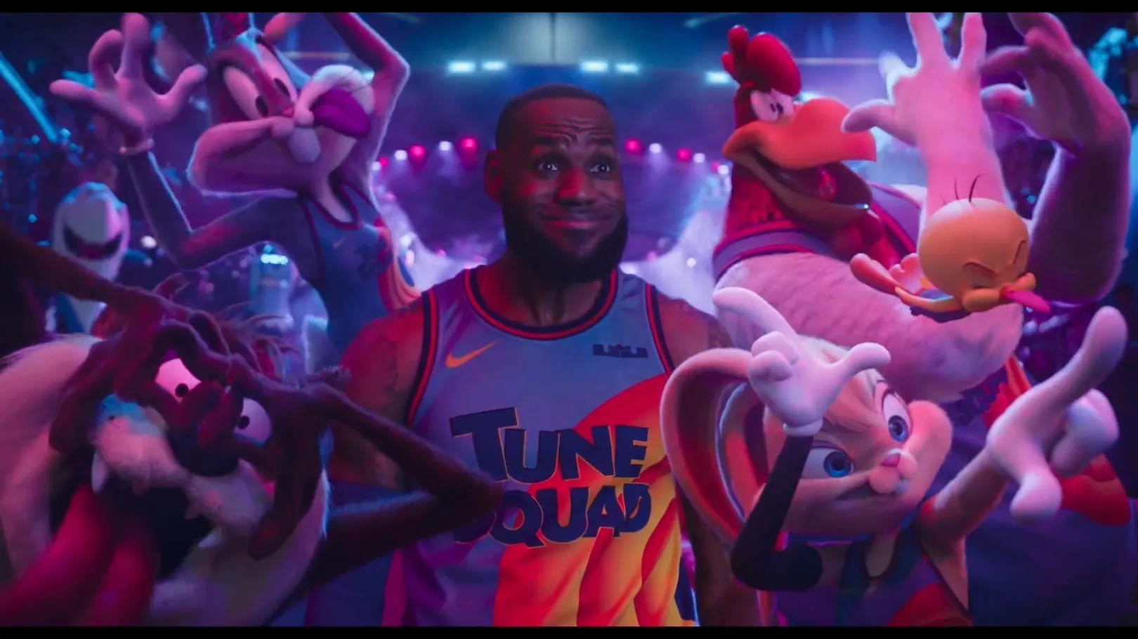 Bob Bergen, Jeff Bergman, Fred Tatasciore, and Zendaya in Space Jam: A New Legacy (2021)