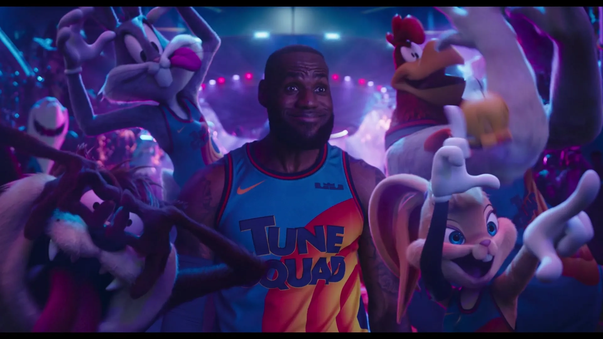 Jeff Bergman, Fred Tatasciore, LeBron James, and Zendaya in Space Jam: A New Legacy (2021)