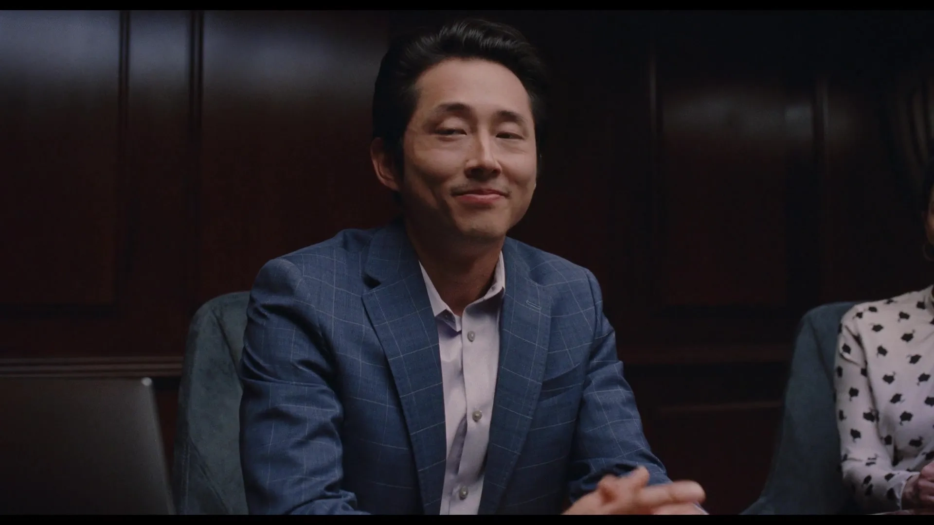 Sarah Silverman and Steven Yeun in Space Jam: A New Legacy (2021)