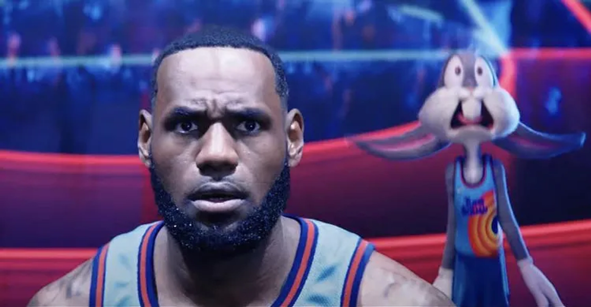 Jeff Bergman and LeBron James in Space Jam: A New Legacy (2021)