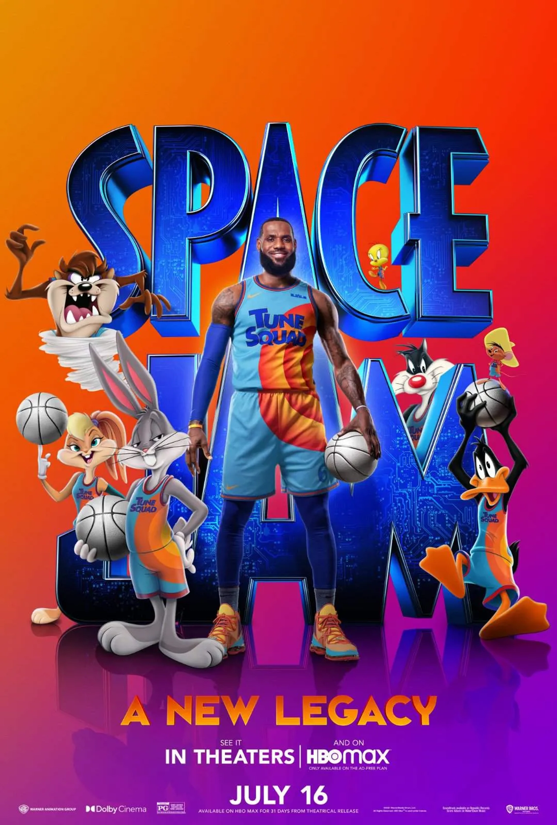 Bob Bergen, Jeff Bergman, Gabriel Iglesias, Fred Tatasciore, Eric Bauza, LeBron James, and Zendaya in Space Jam: A New Legacy (2021)