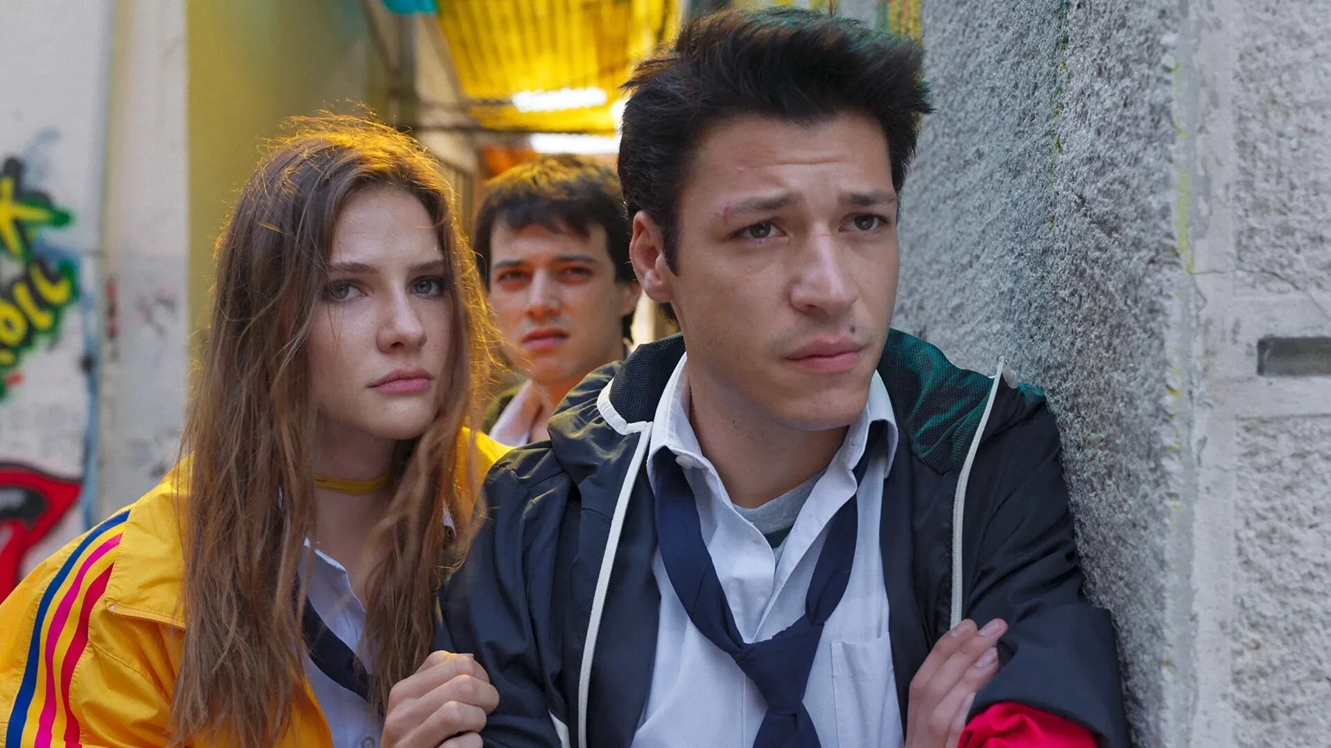 Mert Yazicioglu, Alina Boz, and Kubilay Aka in Love 101 (2020)