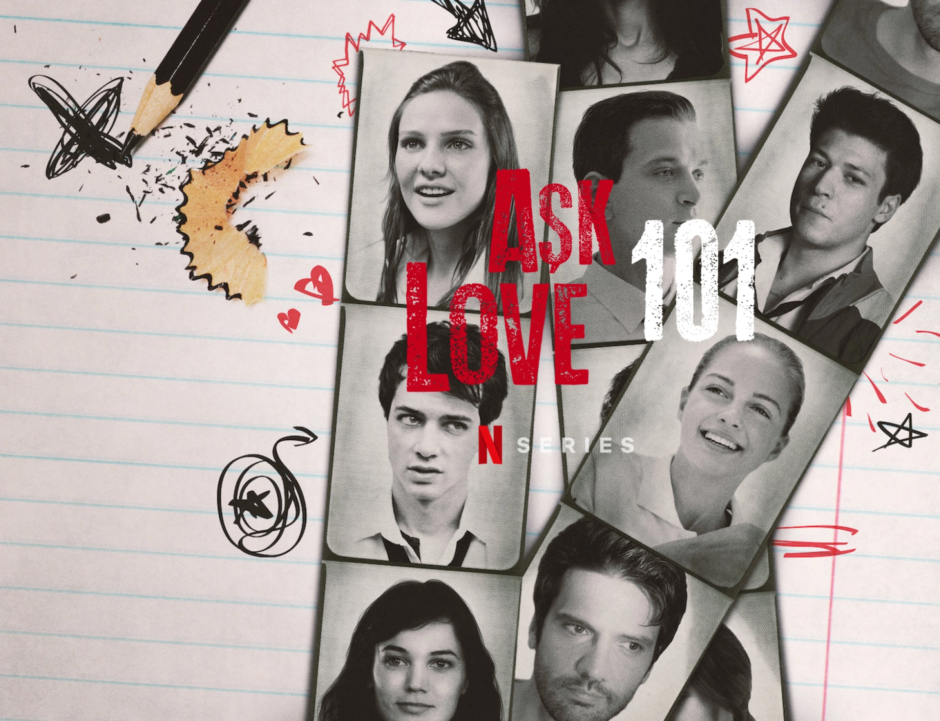 Kaan Urgancioglu, Rae Varela, Mert Yazicioglu, Alina Boz, Pinar Deniz, Kubilay Aka, Selahattin Pasali, and Ipek Filiz Yazici in Love 101 (2020)