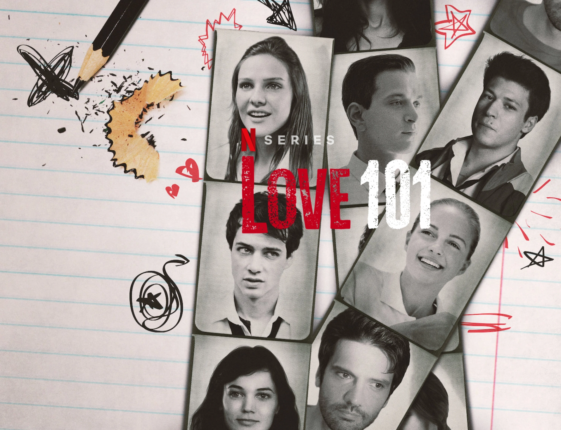 Kaan Urgancioglu, Rae Varela, Mert Yazicioglu, Alina Boz, Marley Estrada, Kubilay Aka, Selahattin Pasali, and Ipek Filiz Yazici in Love 101 (2020)