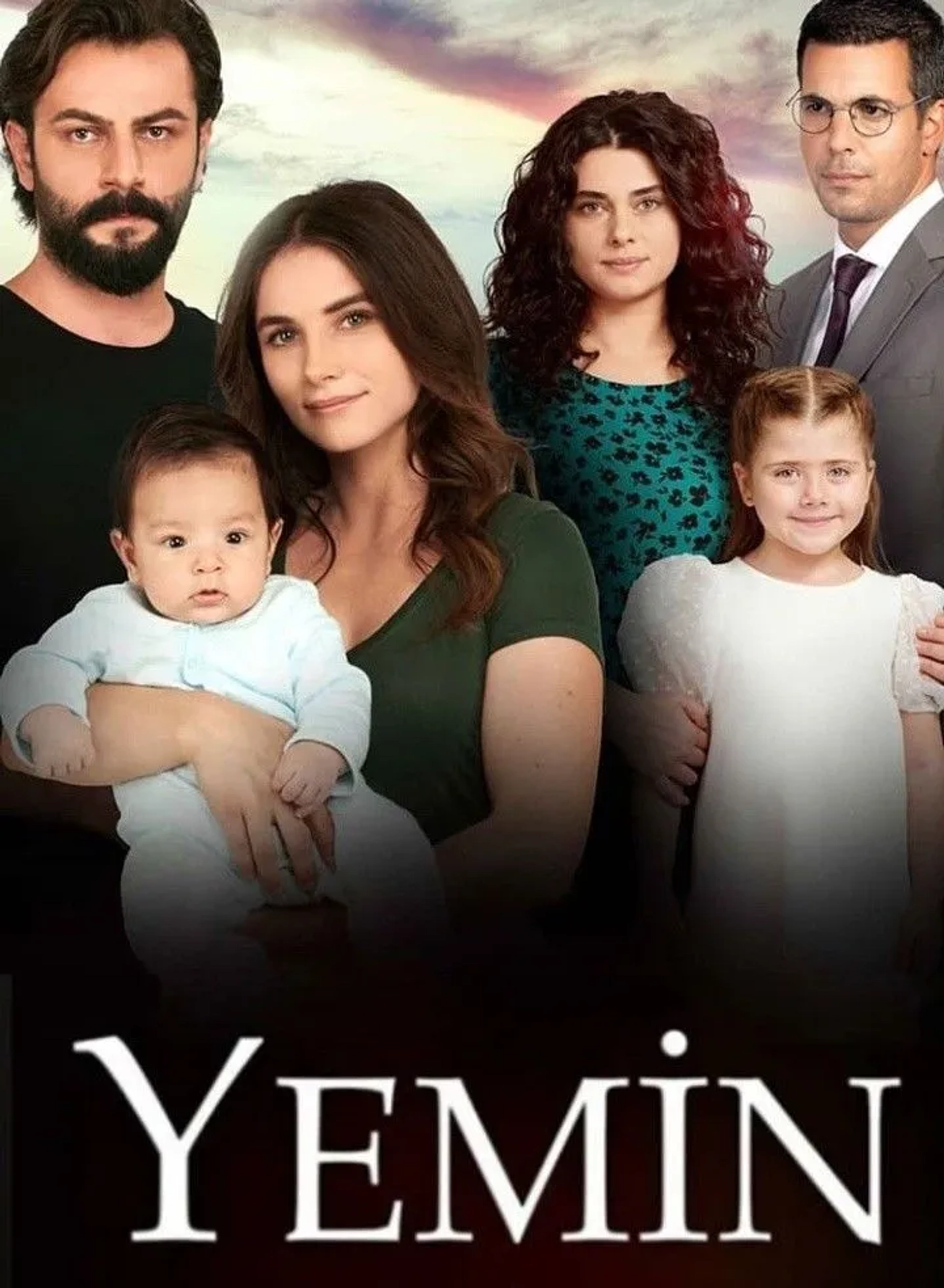 Cansin Mina Gür, Yagmur Sahbazova, Miran Efe Achylov, Can Verel, Gokberk Demirci, and Cansu Büsra Tuman in Yemin (2019)