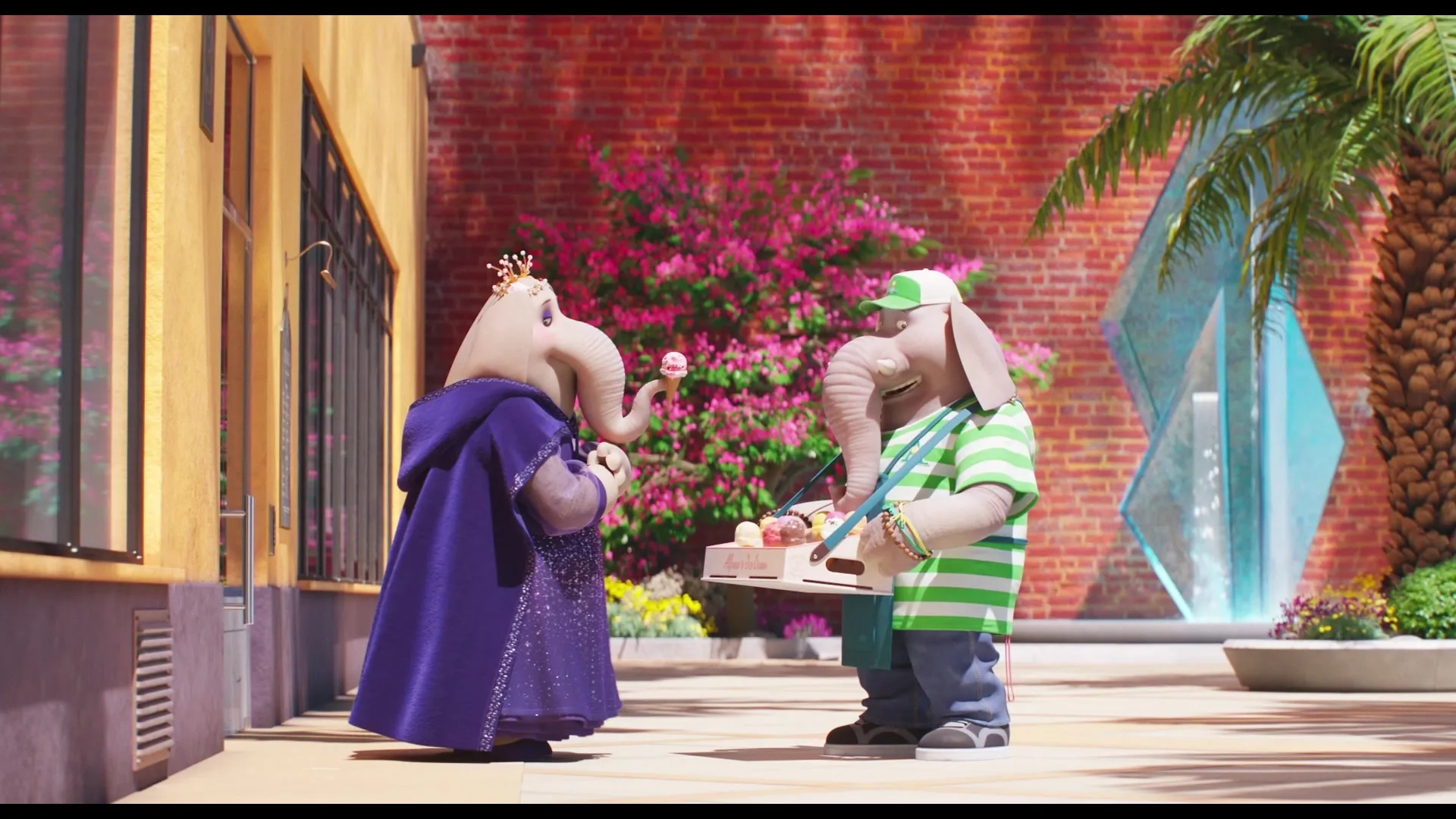Pharrell Williams and Tori Kelly in Sing 2 (2021)