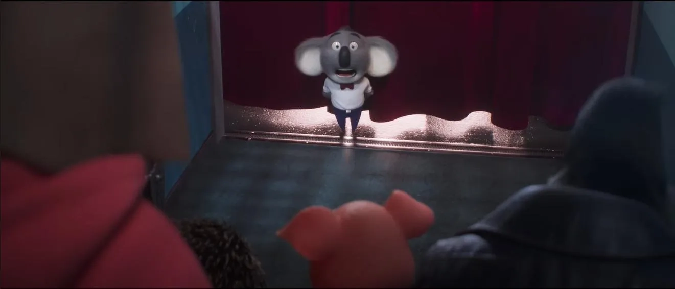 Matthew McConaughey, Reese Witherspoon, Scarlett Johansson, Tori Kelly, and Taron Egerton in Sing 2 (2021)