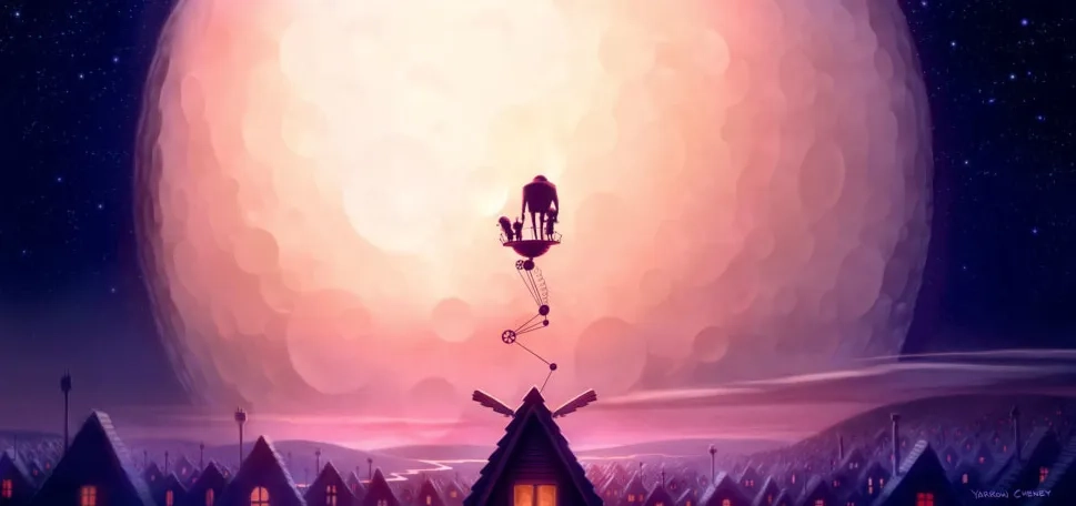 Steve Carell, Miranda Cosgrove, Elsie Fisher, and Dana Gaier in Despicable Me (2010)