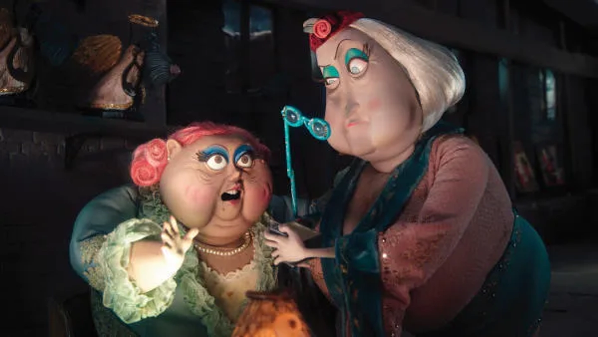 Dawn French and Jennifer Saunders in Coraline (2009)