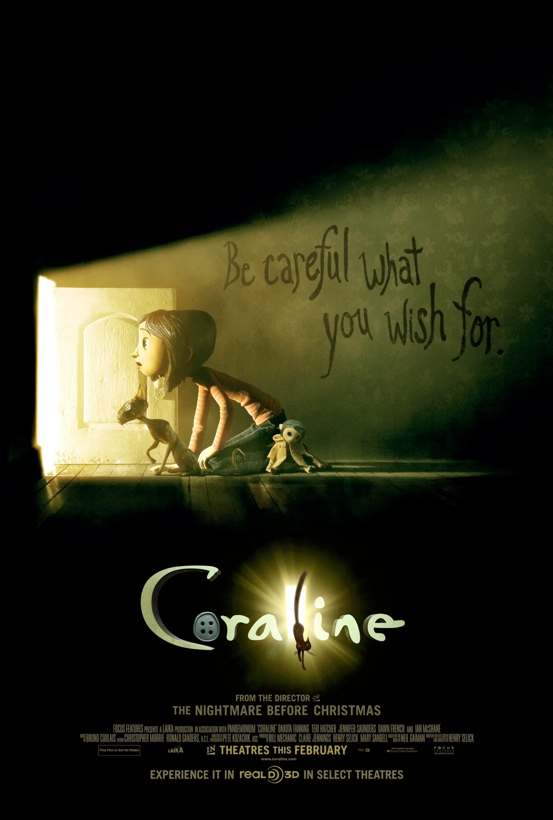 Keith David and Dakota Fanning in Coraline (2009)