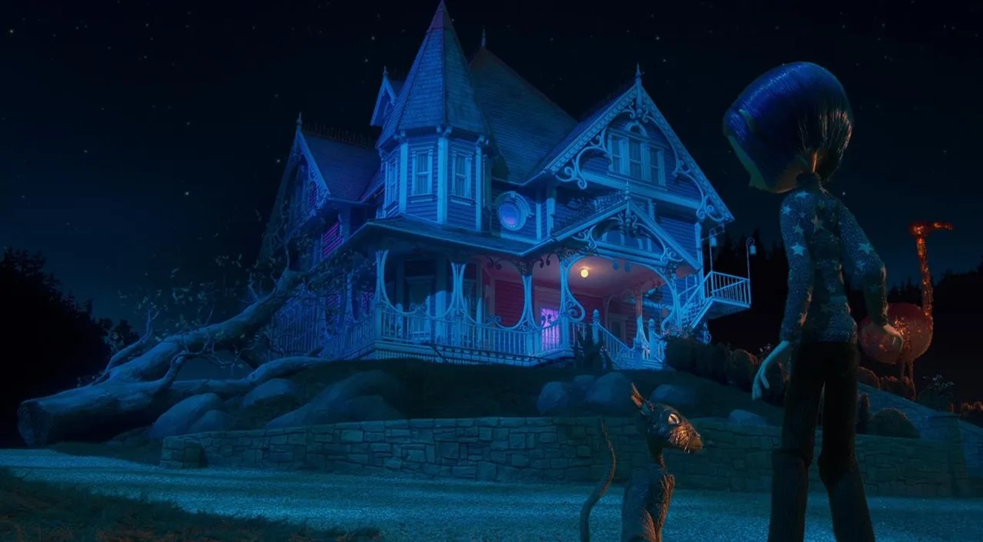 Keith David and Dakota Fanning in Coraline (2009)