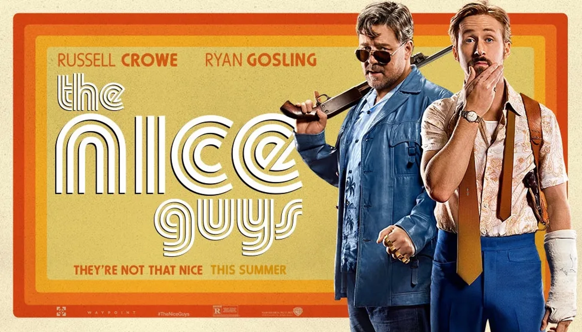 Russell Crowe and Ryan Gosling in The Nice Guys (2016)