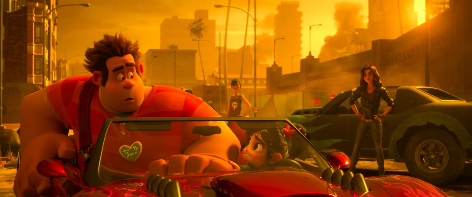 John C. Reilly, Sarah Silverman, Gal Gadot, and Ali Wong in Ralph Breaks the Internet (2018)