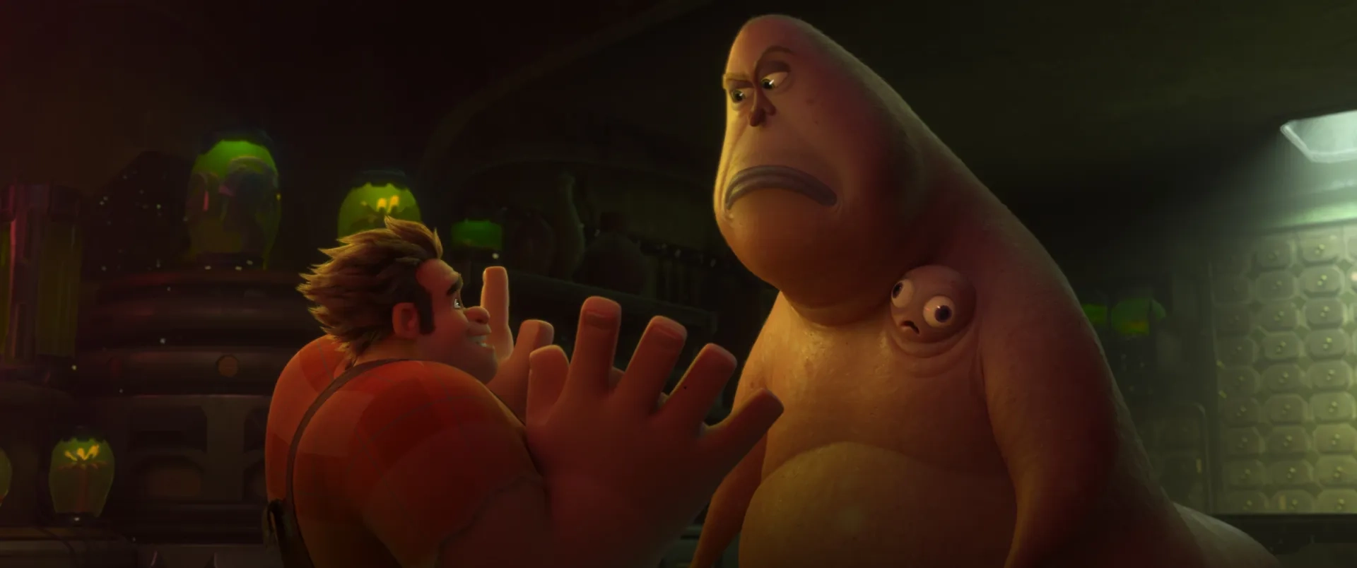 Alfred Molina and John C. Reilly in Ralph Breaks the Internet (2018)