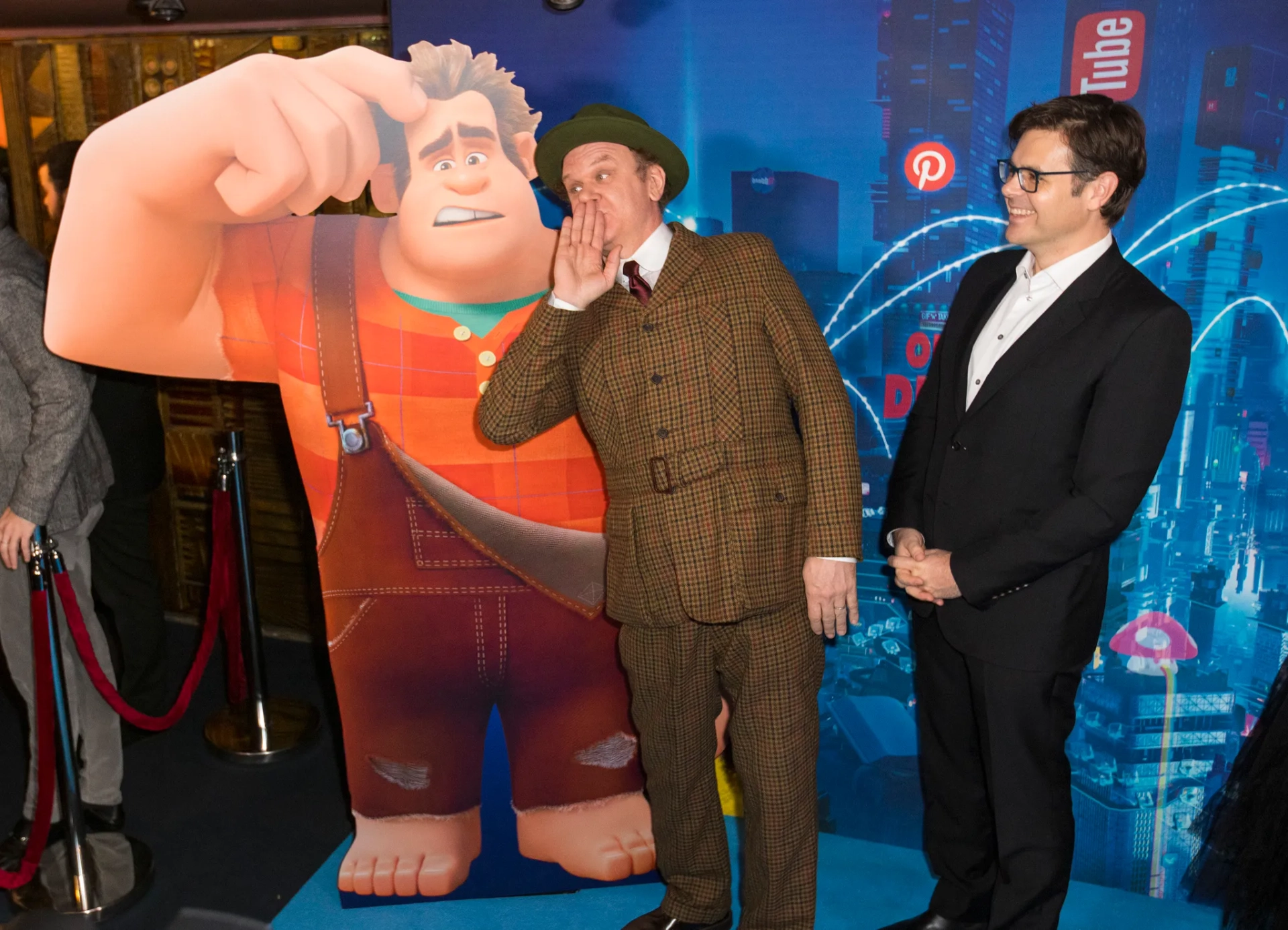 John C. Reilly and Phil Johnston at an event for Ralph Breaks the Internet (2018)