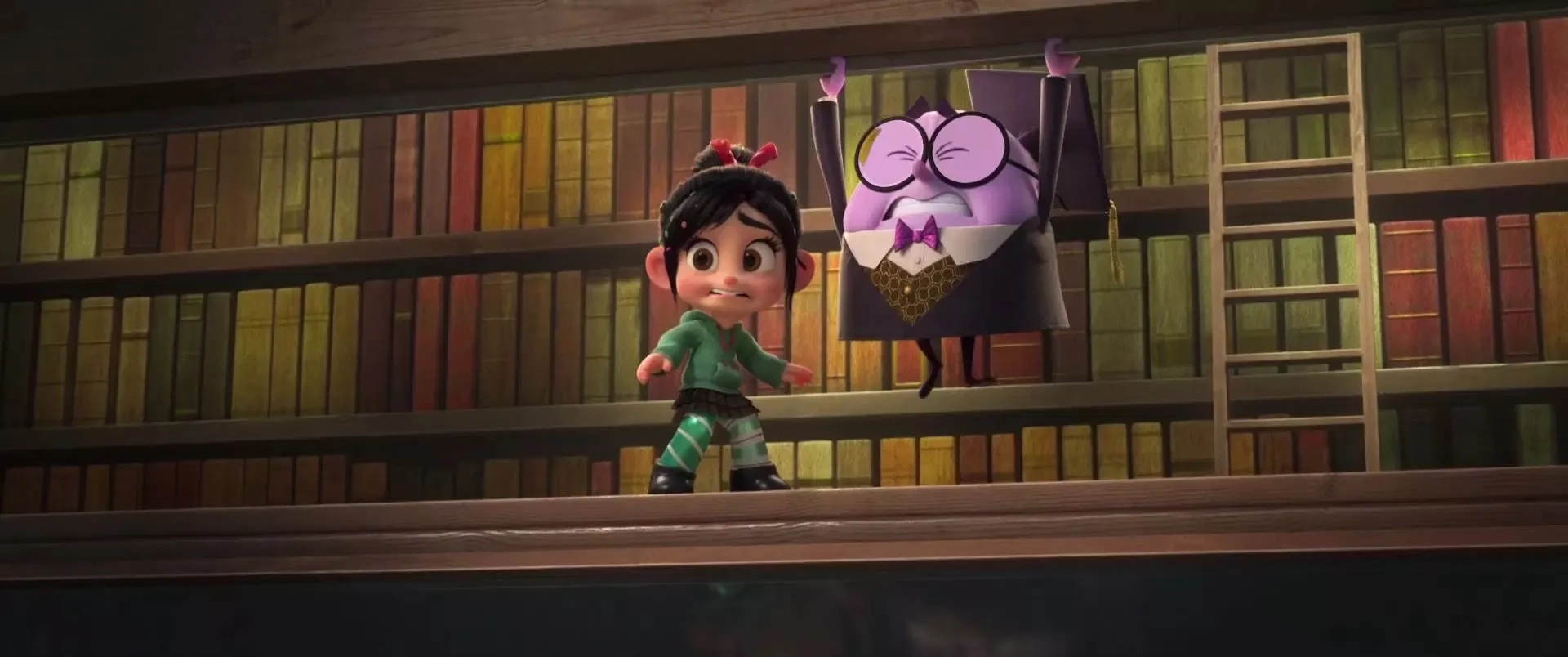 Sarah Silverman and Alan Tudyk in Ralph Breaks the Internet (2018)