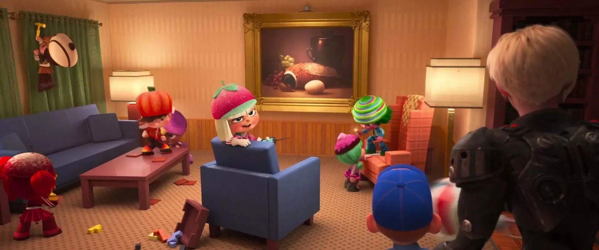 Jamie Elman, Opey Dagunduro, Katie Lowes, and Melissa Villaseñor in Ralph Breaks the Internet (2018)