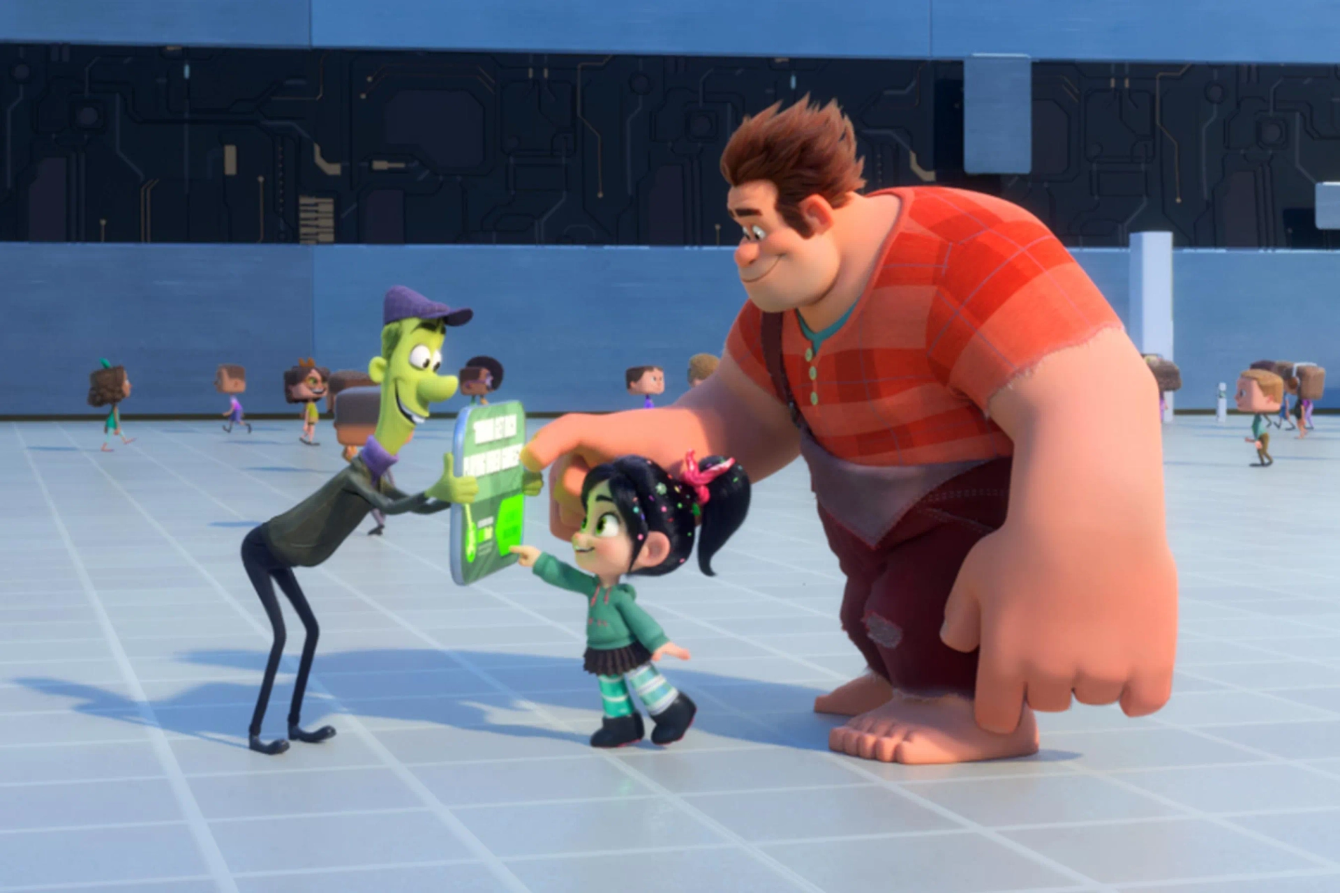 Maurice LaMarche, Rich Moore, and Phil Johnston in Ralph Breaks the Internet (2018)