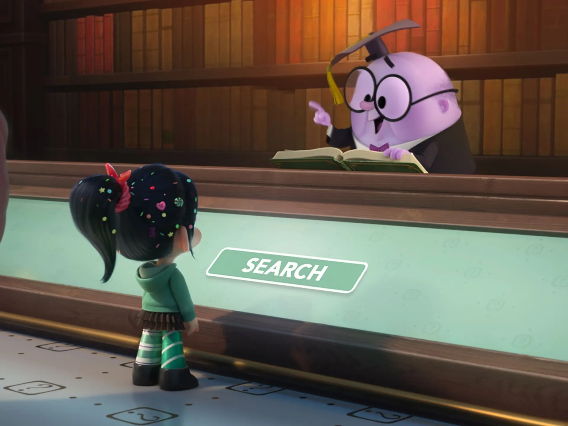 Sarah Silverman and Alan Tudyk in Ralph Breaks the Internet (2018)