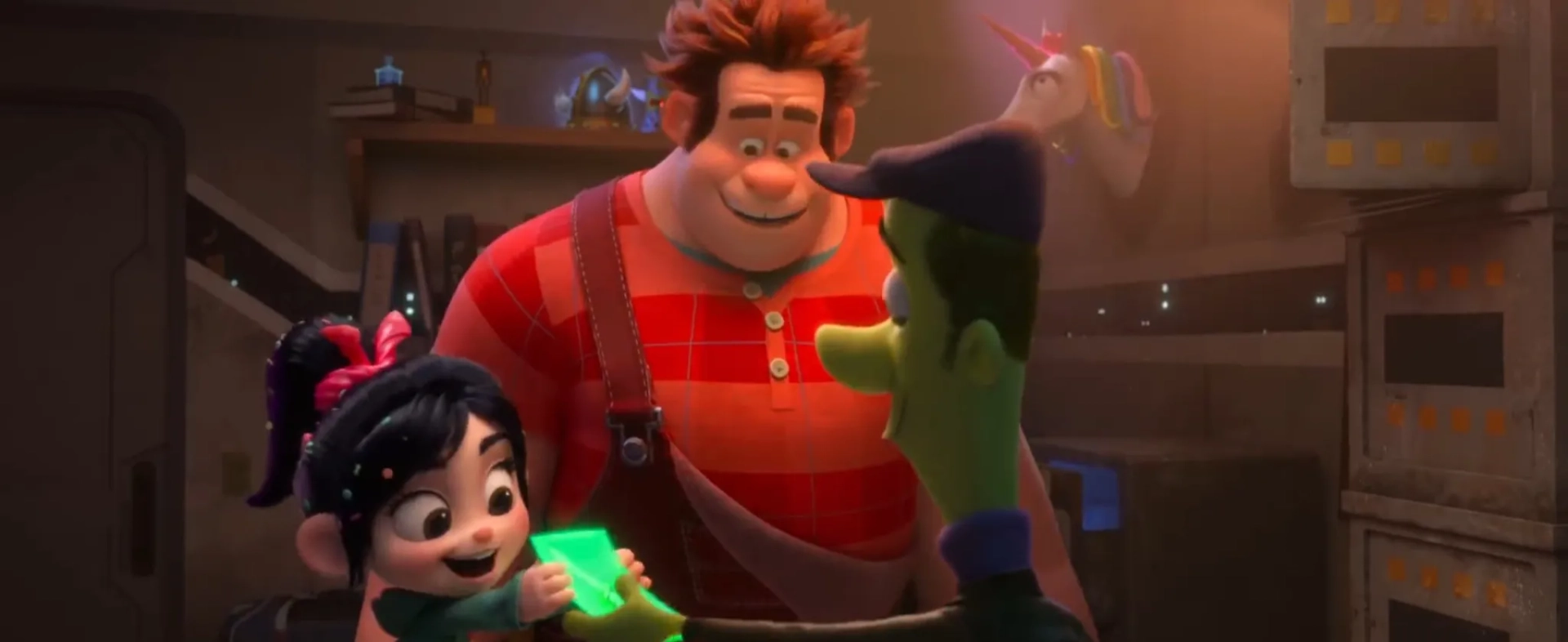 John C. Reilly and Sarah Silverman in Ralph Breaks the Internet (2018)