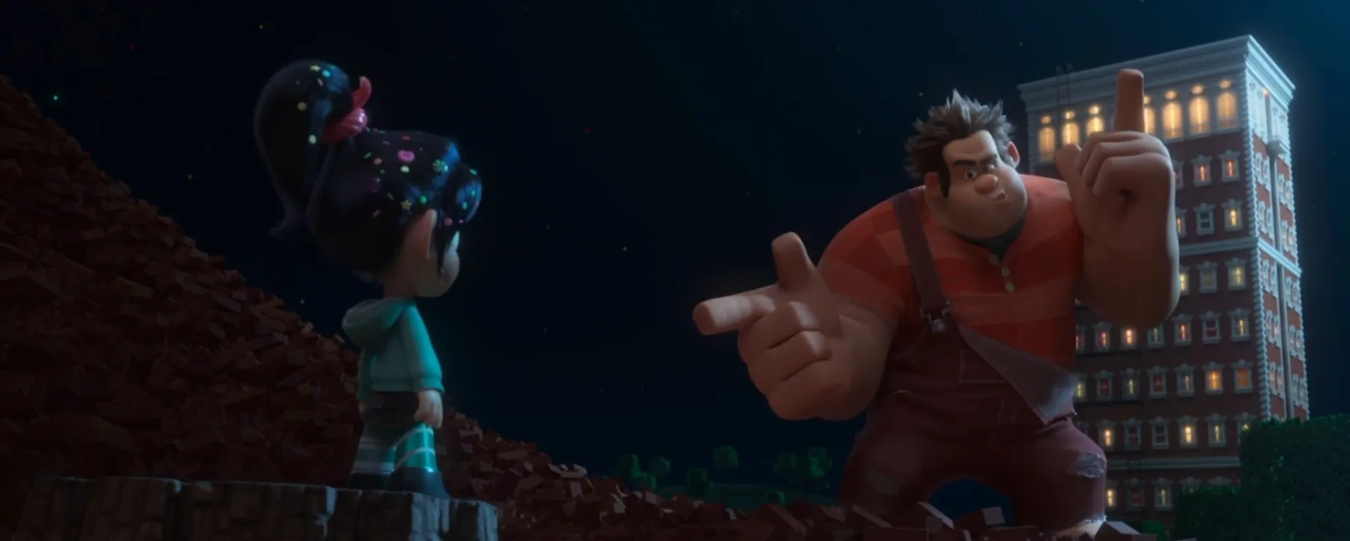 John C. Reilly and Sarah Silverman in Ralph Breaks the Internet (2018)