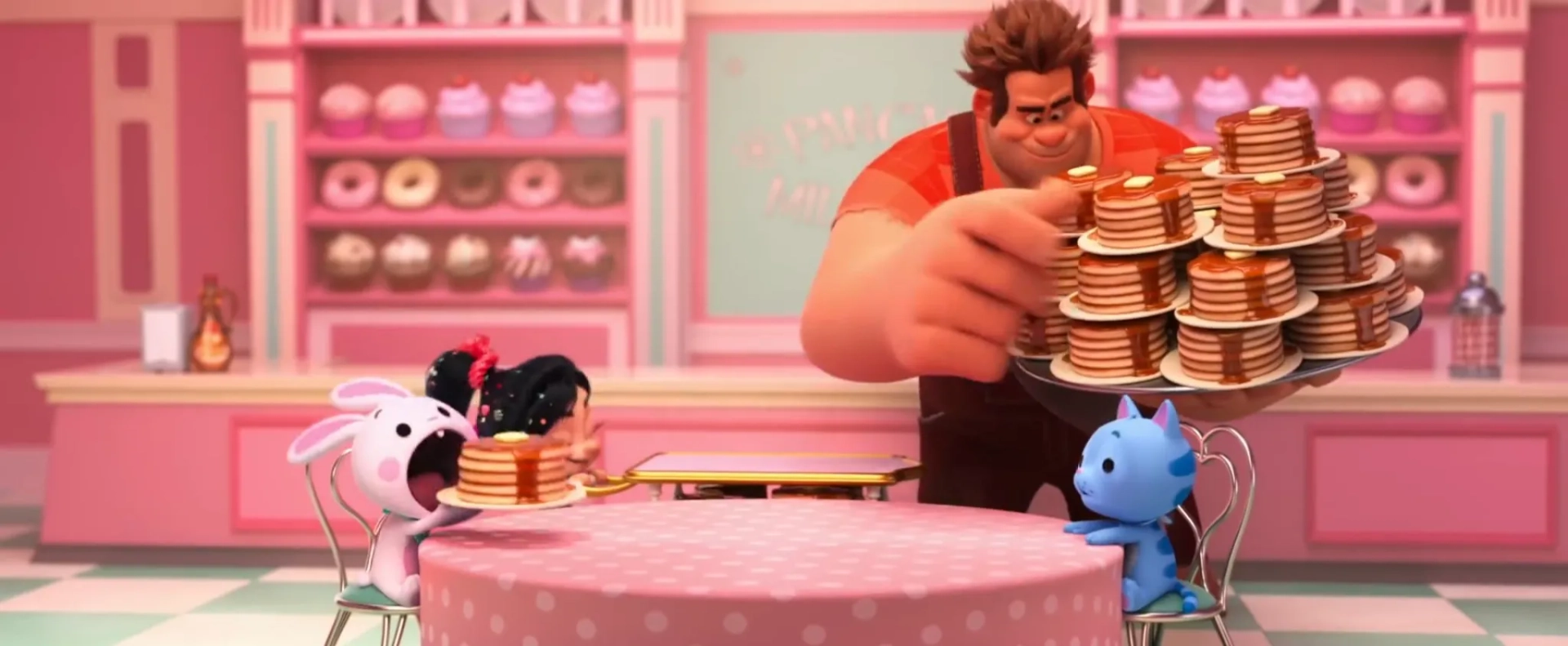 John C. Reilly and Sarah Silverman in Ralph Breaks the Internet (2018)