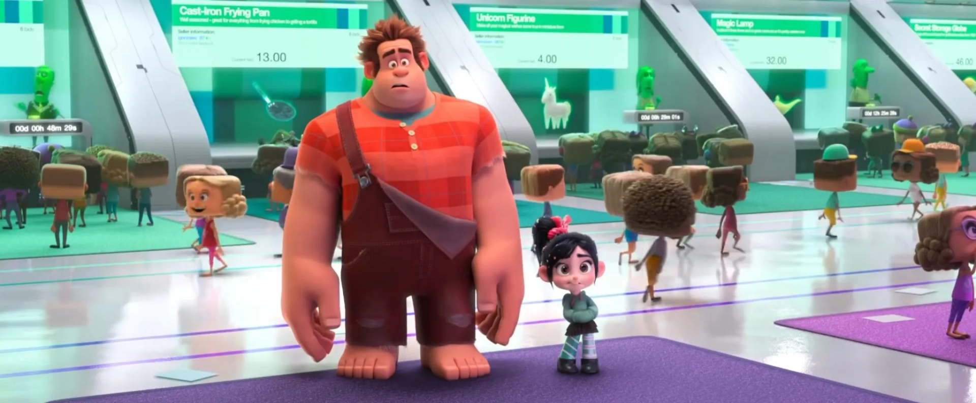 John C. Reilly and Sarah Silverman in Ralph Breaks the Internet (2018)