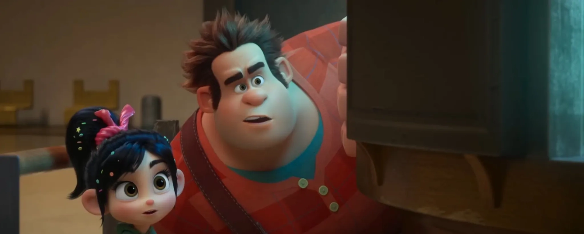 John C. Reilly and Sarah Silverman in Ralph Breaks the Internet (2018)