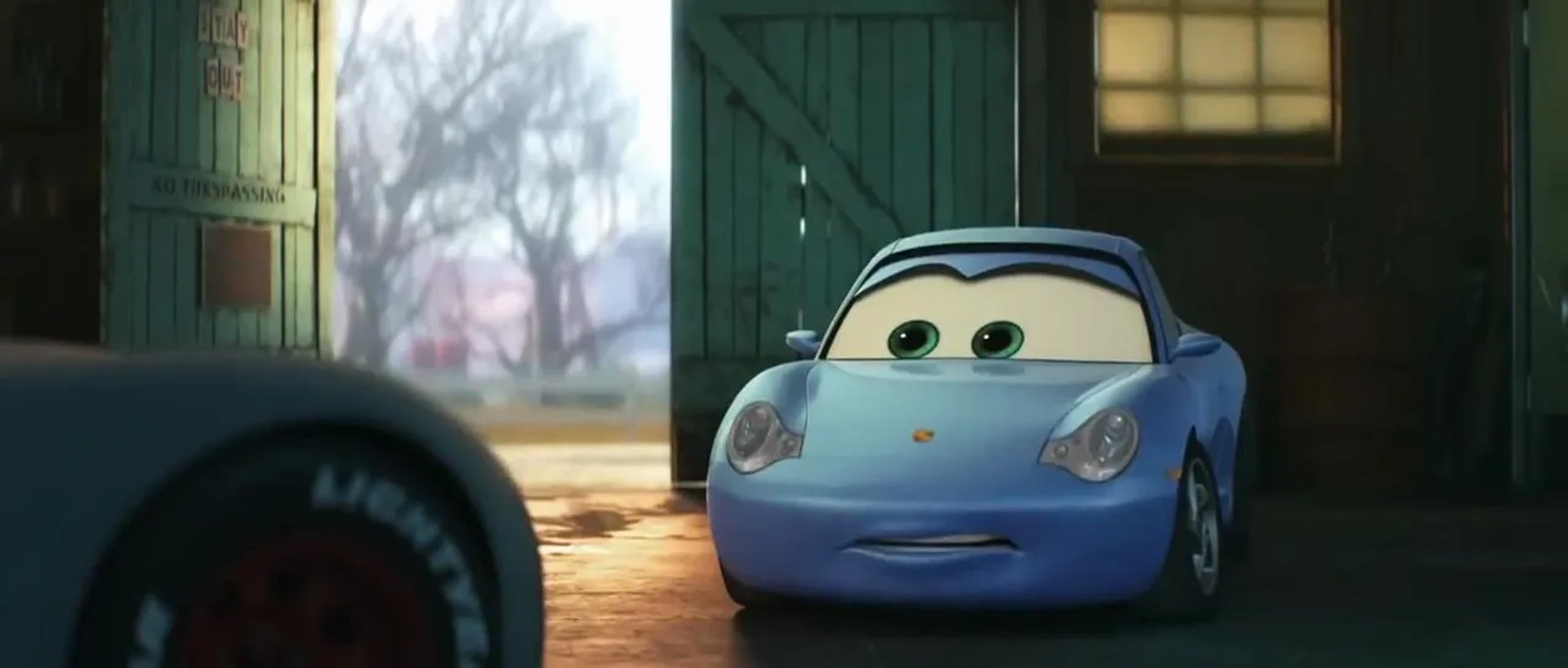 Bonnie Hunt and Owen Wilson in Cars 3 (2017)