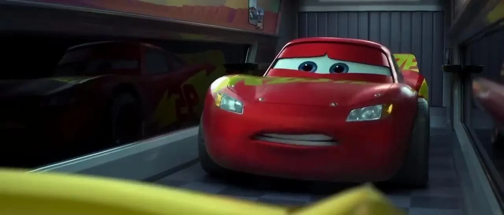 Owen Wilson and Cristela Alonzo in Cars 3 (2017)