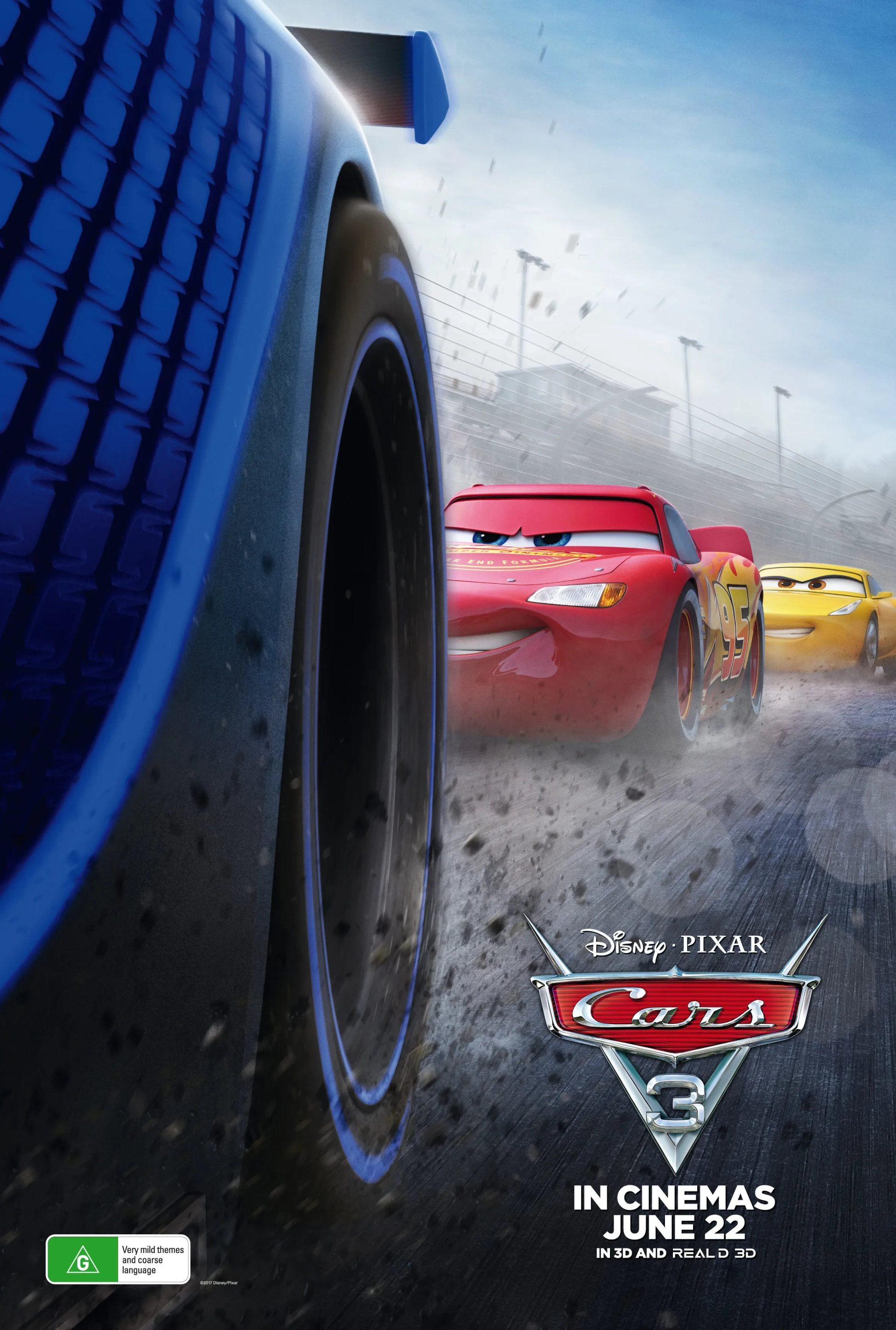 Owen Wilson and Cristela Alonzo in Cars 3 (2017)