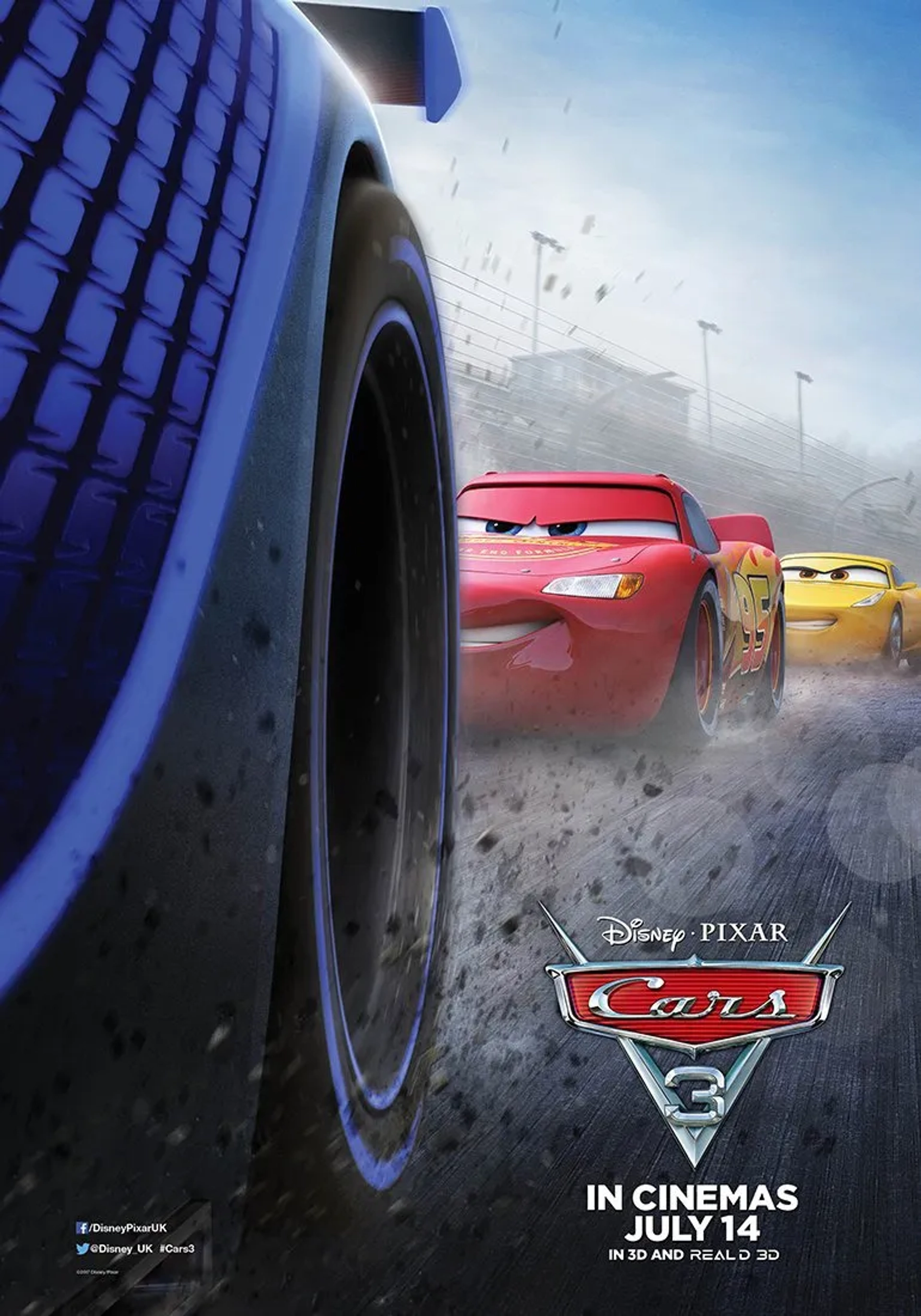 Owen Wilson, Cristela Alonzo, and Armie Hammer in Cars 3 (2017)